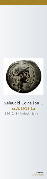 Seleucid Coins (part 2) 1913.1a — CANOA