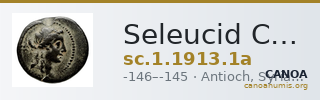 Seleucid Coins (part 2) 1913.1a — CANOA