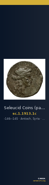 Seleucid Coins (part 2) 1913.1c — CANOA