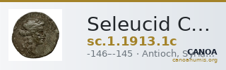 Seleucid Coins (part 2) 1913.1c — CANOA