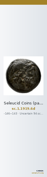 Seleucid Coins (part 2) 1919.6d — CANOA