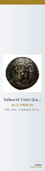 Seleucid Coins (part 2) 1920.3c — CANOA