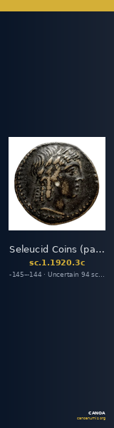Seleucid Coins (part 2) 1920.3c — CANOA