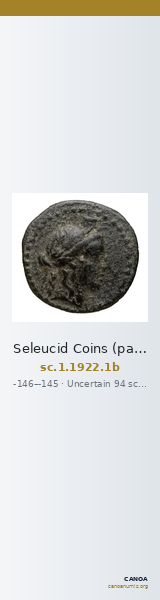 Seleucid Coins (part 2) 1922.1b — CANOA