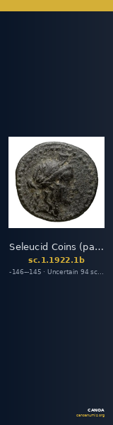 Seleucid Coins (part 2) 1922.1b — CANOA