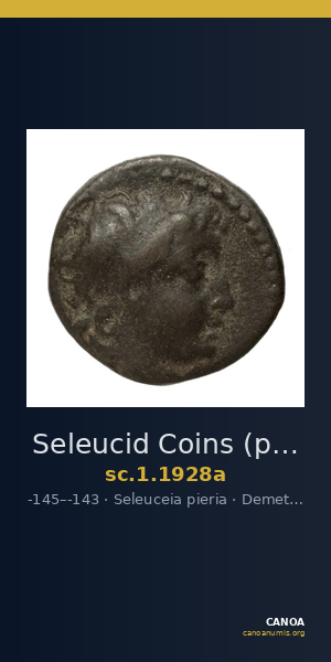 Seleucid Coins (part 2) 1928a — CANOA