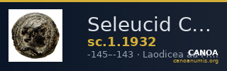 Seleucid Coins (part 2) 1932 — CANOA
