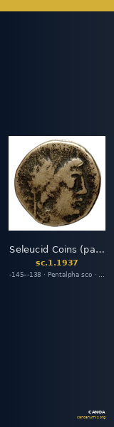 Seleucid Coins (part 2) 1937 — CANOA