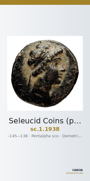 Seleucid Coins (part 2) 1938 — CANOA
