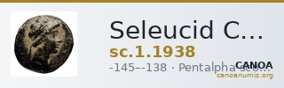 Seleucid Coins (part 2) 1938 — CANOA