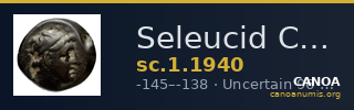 Seleucid Coins (part 2) 1940 — CANOA