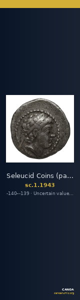 Seleucid Coins (part 2) 1943 — CANOA