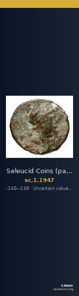 Seleucid Coins (part 2) 1947 — CANOA