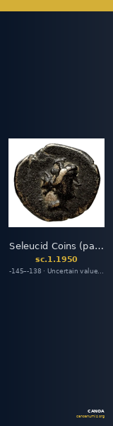 Seleucid Coins (part 2) 1950 — CANOA