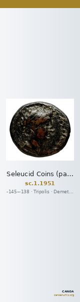 Seleucid Coins (part 2) 1951 — CANOA