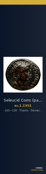 Seleucid Coins (part 2) 1951 — CANOA
