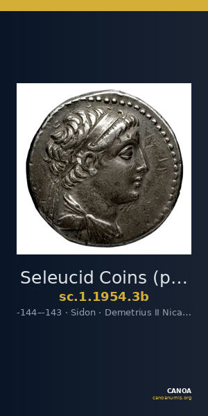 Seleucid Coins (part 2) 1954.3b — CANOA