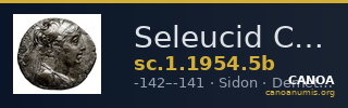 Seleucid Coins (part 2) 1954.5b — CANOA