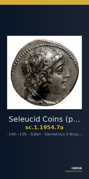 Seleucid Coins (part 2) 1954.7a — CANOA