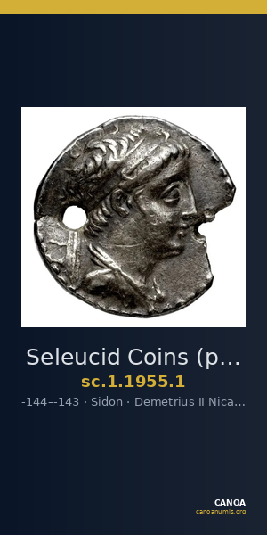 Seleucid Coins (part 2) 1955.1 — CANOA