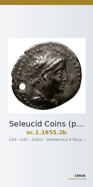 Seleucid Coins (part 2) 1955.2b — CANOA