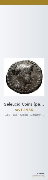 Seleucid Coins (part 2) 1956 — CANOA