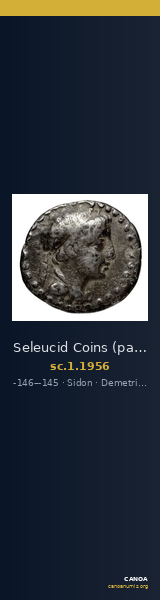 Seleucid Coins (part 2) 1956 — CANOA
