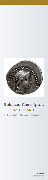 Seleucid Coins (part 2) 1956.1 — CANOA