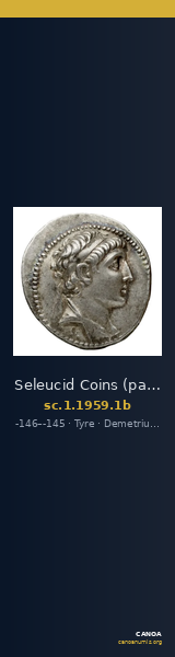 Seleucid Coins (part 2) 1959.1b — CANOA