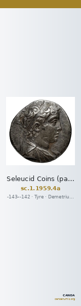 Seleucid Coins (part 2) 1959.4a — CANOA