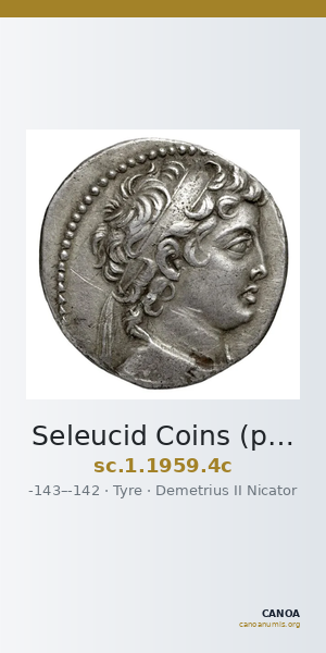 Seleucid Coins (part 2) 1959.4c — CANOA