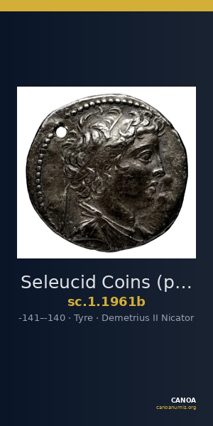Seleucid Coins (part 2) 1961b — CANOA