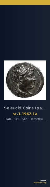 Seleucid Coins (part 2) 1962.1a — CANOA