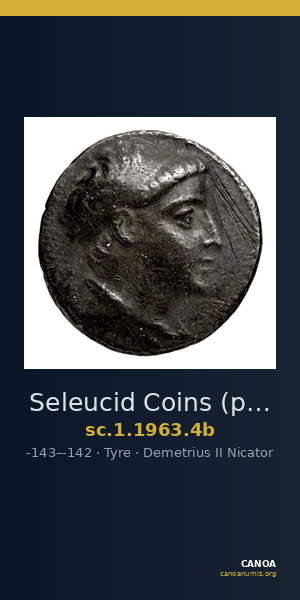 Seleucid Coins (part 2) 1963.4b — CANOA