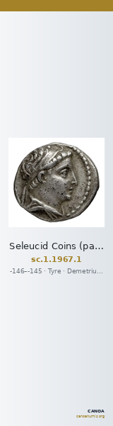 Seleucid Coins (part 2) 1967.1 — CANOA