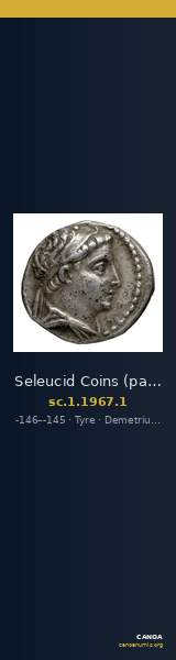 Seleucid Coins (part 2) 1967.1 — CANOA