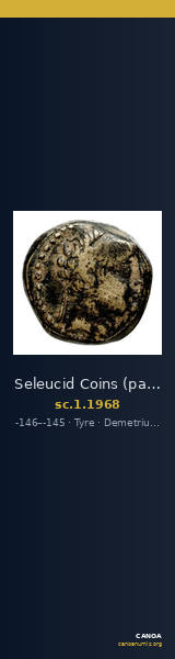 Seleucid Coins (part 2) 1968 — CANOA