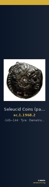 Seleucid Coins (part 2) 1968.2 — CANOA