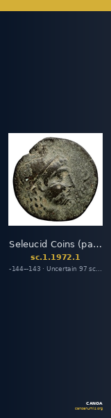Seleucid Coins (part 2) 1972.1 — CANOA