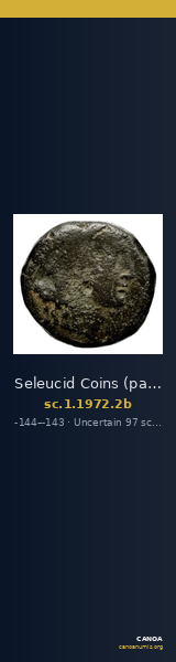 Seleucid Coins (part 2) 1972.2b — CANOA