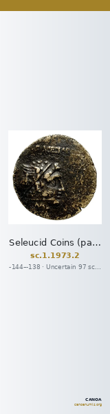 Seleucid Coins (part 2) 1973.2 — CANOA