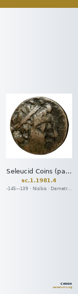 Seleucid Coins (part 2) 1981.4 — CANOA