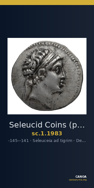 Seleucid Coins (part 2) 1983 — CANOA