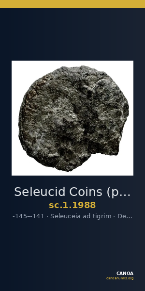 Seleucid Coins (part 2) 1988 — CANOA