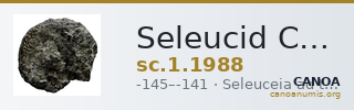 Seleucid Coins (part 2) 1988 — CANOA
