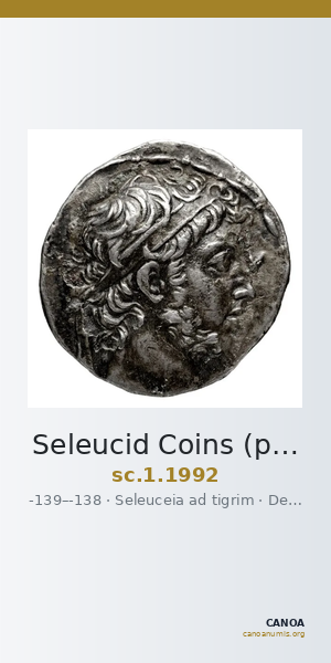 Seleucid Coins (part 2) 1992 — CANOA