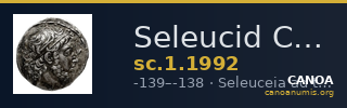 Seleucid Coins (part 2) 1992 — CANOA