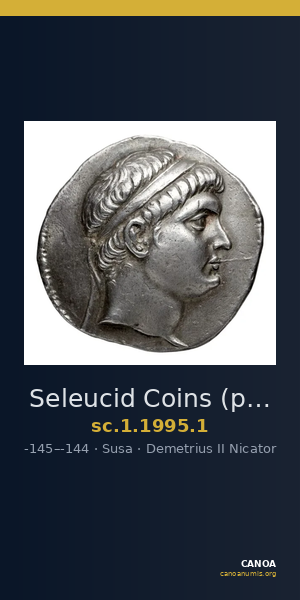Seleucid Coins (part 2) 1995.1 — CANOA