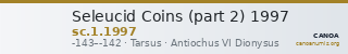 Seleucid Coins (part 2) 1997 — CANOA