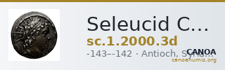 Seleucid Coins (part 2) 2000.3d — CANOA